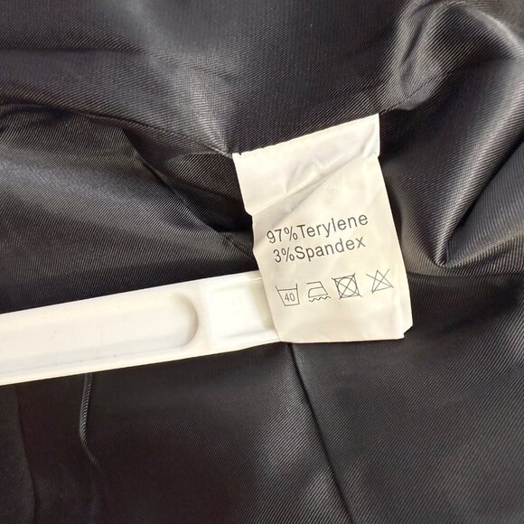 COOFANDY Faux Suede Vest Embroidered Snap Front Western Black Mens 2XL XXL NWT - Picture 10 of 12